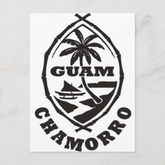 Das große Siegel von Guam Postkarte