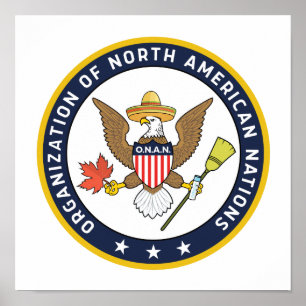 Das große Siegel von O.N.A.N. - Unendlicher Jest Poster