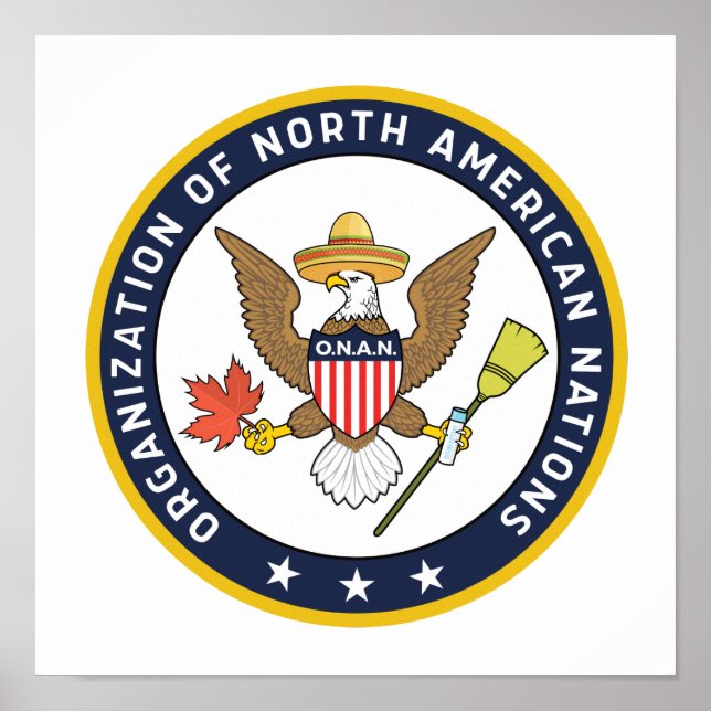 Das große Siegel von O.N.A.N. - Unendlicher Jest Poster (Vorne)