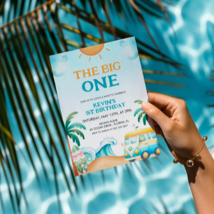 Das Große, Surfen zum Geburtstag Einladung