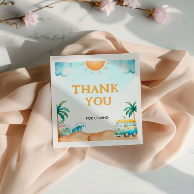 Das Große, Surfen zum Geburtstag Serviette (Von Creator hochgeladen)