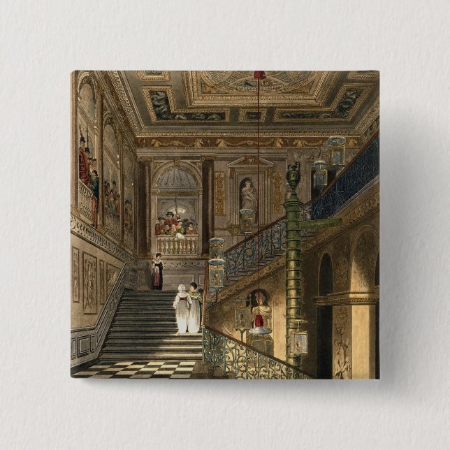 Das große Treppenhaus an Kensington-Palast von Button (Vorderseite)
