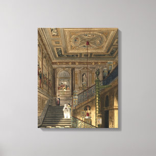 Das große Treppenhaus an Kensington-Palast von Leinwanddruck