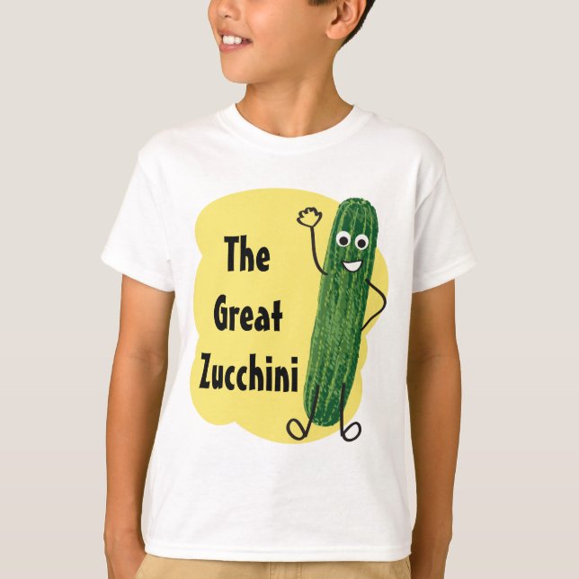 Das große Zucchiniveggie-Shirt T-Shirt (Vorderseite)