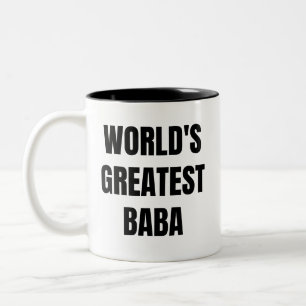 Das größte Baba-Geschenk der Welt für den Baba-Vat Zweifarbige Tasse