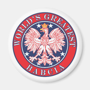 Das größte Babcia der Welt Magnet