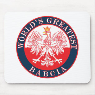 Das größte Babcia der Welt Mousepad