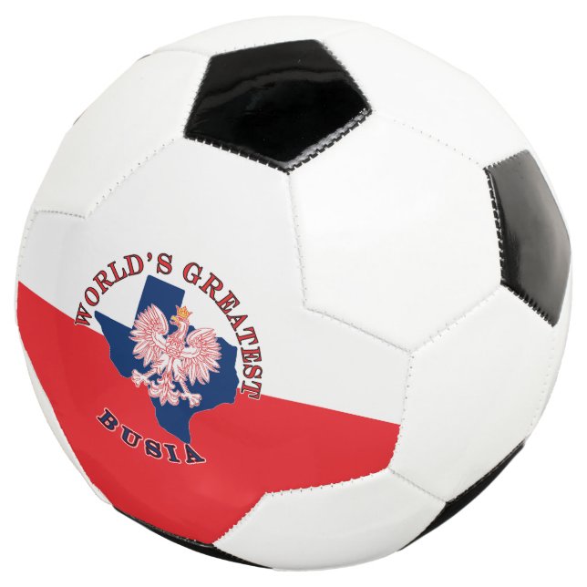 Das größte Busia der Welt Fußball (Dreiviertel)