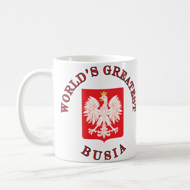 Das größte Busia der Welt Kaffeetasse (Links)