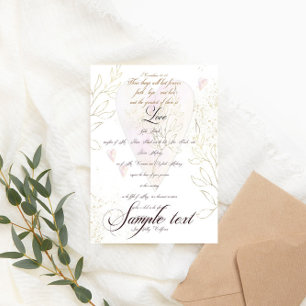 Das Größte davon ist Liebe/blanko christlich Einladung