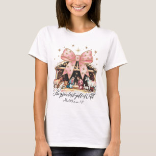 Das größte Geschenk aller Nativität Jesus Christli T-Shirt