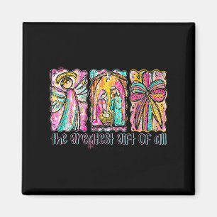 Das größte Geschenk für alle Weihnachten Nativität Magnet
