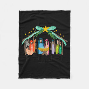 Das größte Geschenk für alle Weihnachts-Nativität Fleecedecke