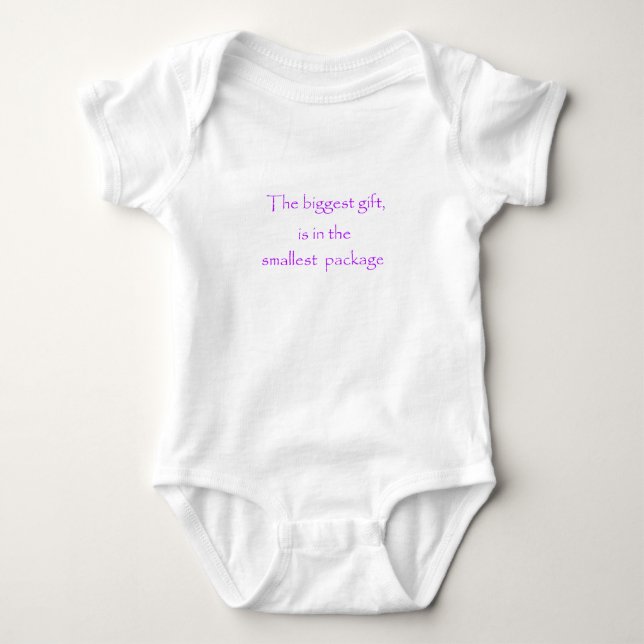 Das größte Geschenk ist das kleinste Baby Strampler (Vorderseite)