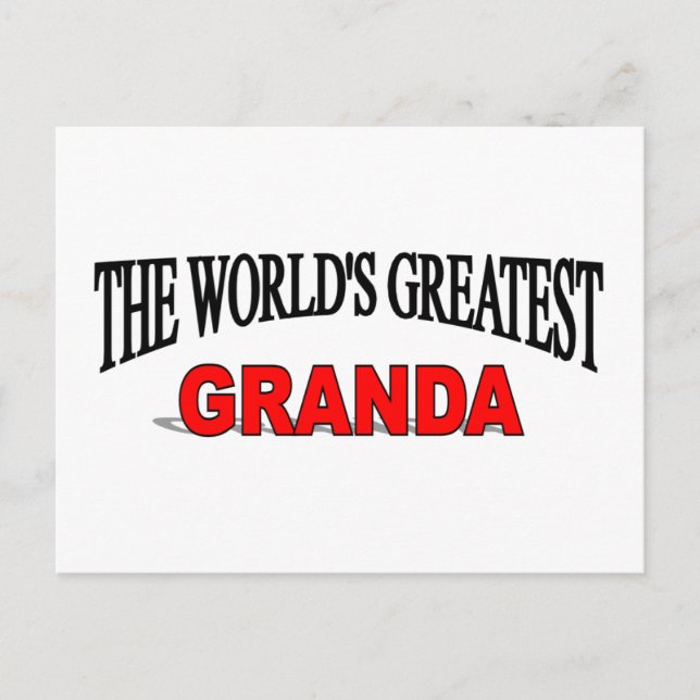 Das größte Granda der Welt Postkarte (Vorderseite)