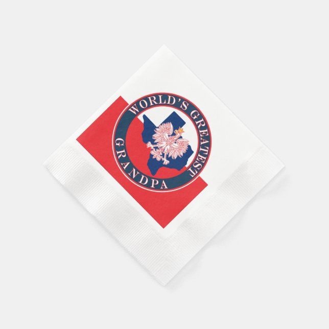 Das größte Großvater der Welt Serviette (Ecke)