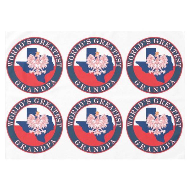 Das größte Großvater der Welt Tischdecke (Vorderseite (Horizontal))