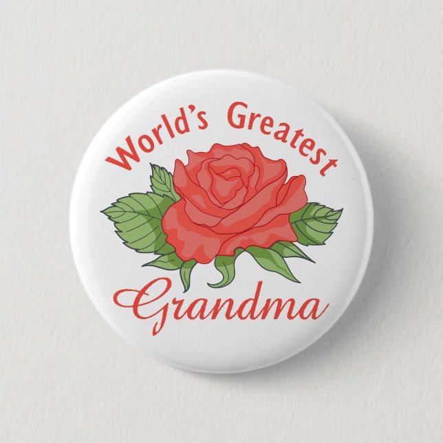 Das größte Oma der Welt Button (Vorderseite)