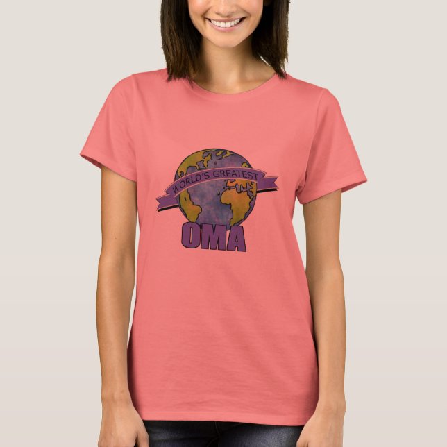 Das größte Oma der Welt T-Shirt (Vorderseite)