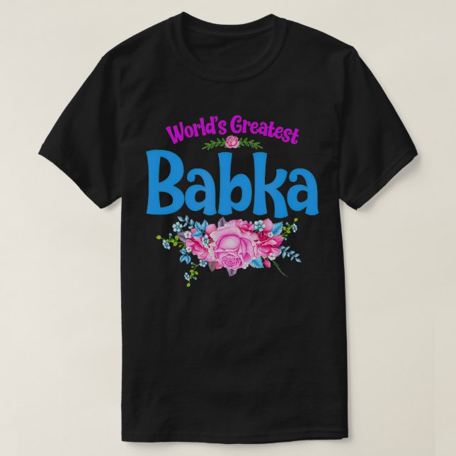 Das größte polnische Babka-Oma der Welt T-Shirt (Design vorne)