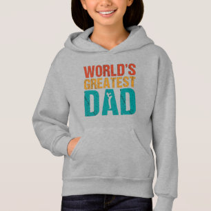 Das größte Retro Grunge Design der Welt für Vater Hoodie