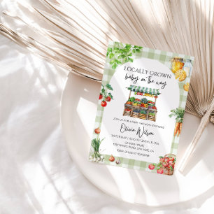 Das "Grown Baby" auf dem "Way-Rustic Farm Theme" Einladung