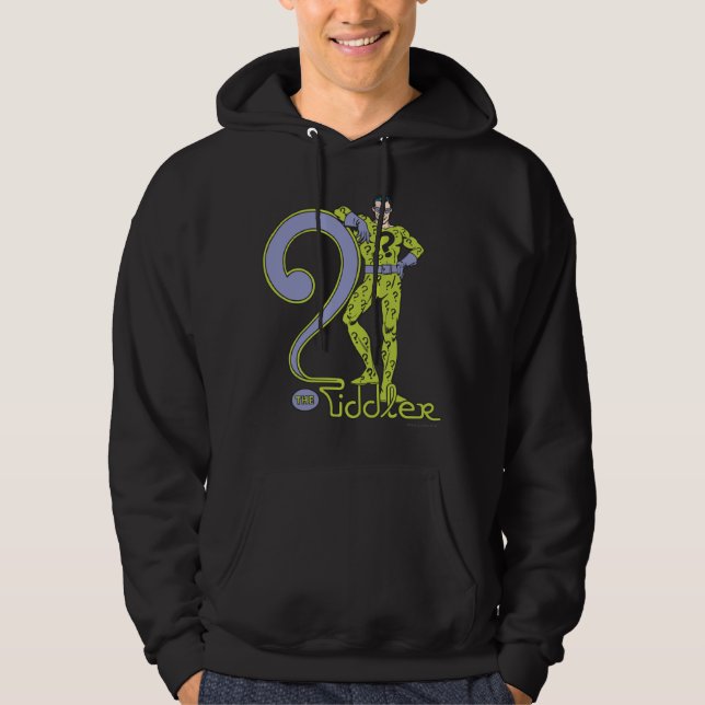 Das Grün von Riddler & Logos Hoodie (Vorderseite)
