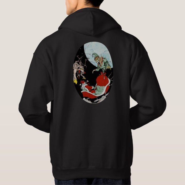 Das grundlegende mit Kapuze Sweatshirt (Rückseite)