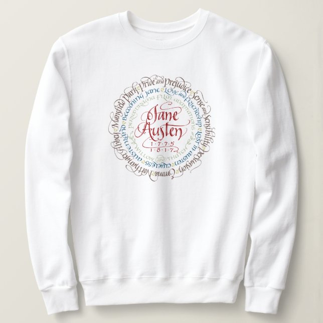 Das grundlegende Sweatshirt der Frauen - Jane (Design vorne)
