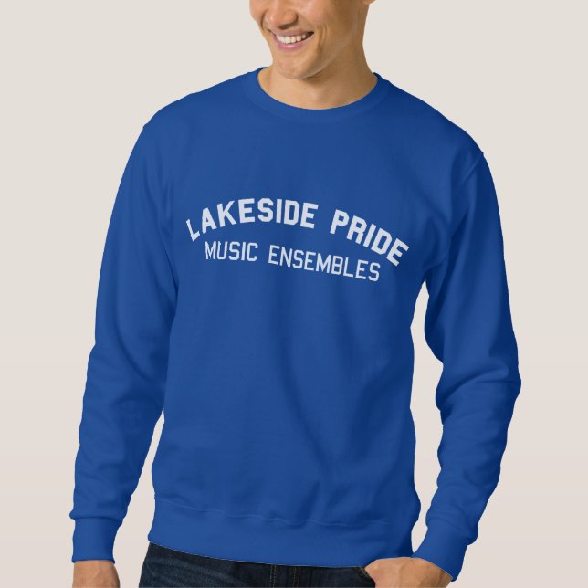 Das grundlegende Sweatshirt der Männer (Vorderseite)