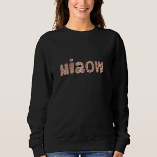 Das grundlegende Sweatshirt Miaow Frauen