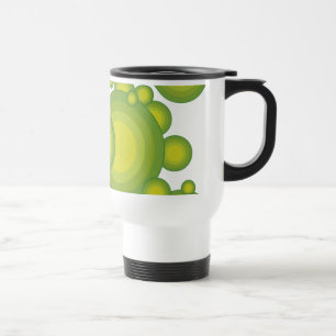 Das grüne Design der 70er Jahre Reisebecher