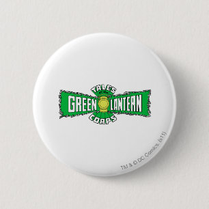 Das grüne Laternen-Korps - grünes Logo Button