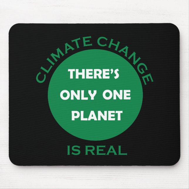 das grüne neue Abkommen Mousepad (Vorne)