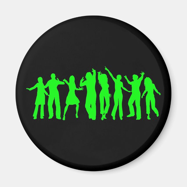 Das grüne Party Magnet (Vorne)