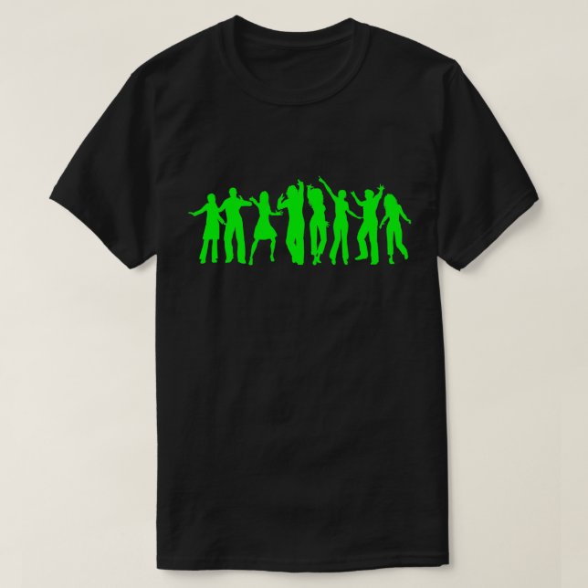 Das grüne Party T-Shirt (Design vorne)