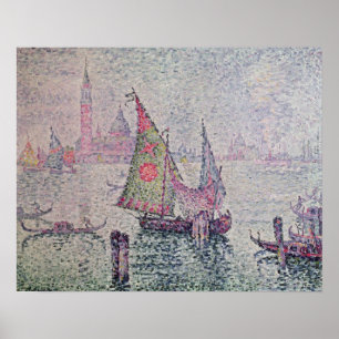 Das grüne Segel, Venedig, 1904 Poster