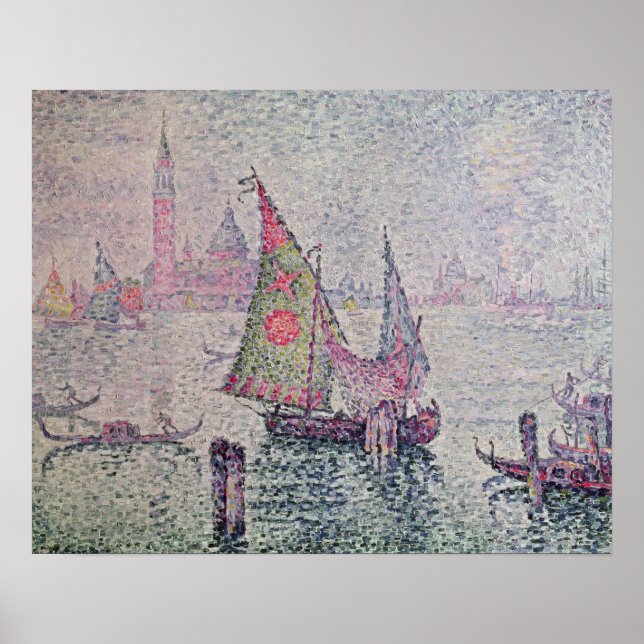 Das grüne Segel, Venedig, 1904 Poster (Vorne)