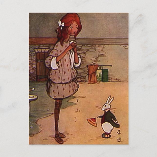 Das gry Rabbit Postkarte (Vorderseite)