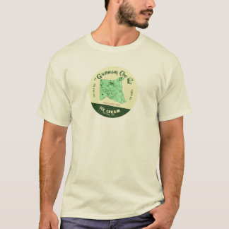 Das Guernsey Cow Eis T-Shirt: Mint Schoko Chip T-Shirt