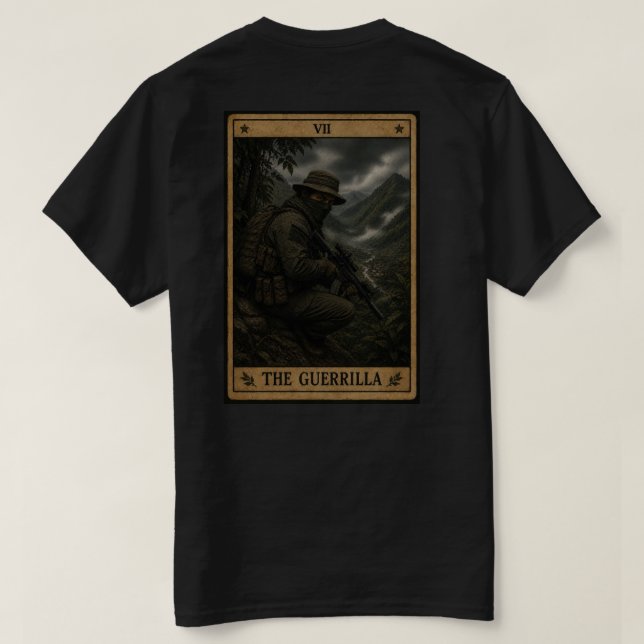 Das Guerrilla-T-Shirt  T-Shirt (Design Rückseite)