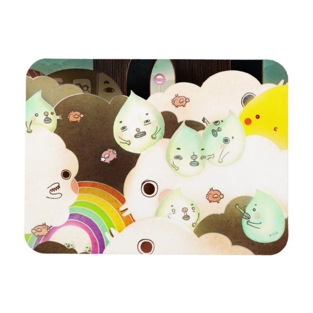 Das gute alte britische Wetter 2014 Magnet (Horizontal)