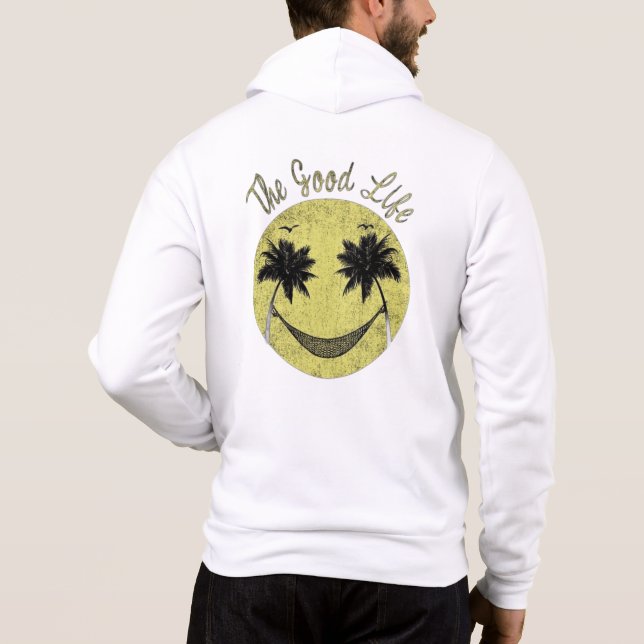 Das gute Leben Hoodie (Rückseite)