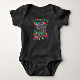 Das gute Mädchen in mir Tattoo-Schädel-Rose Baby Strampler