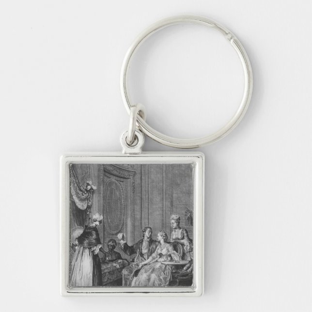 Das gute Omen Schlüsselanhänger (Vorne)