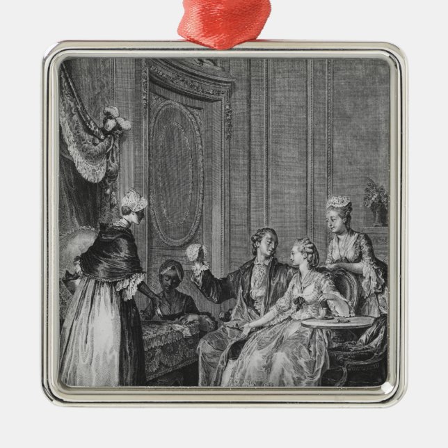 Das gute Omen Silbernes Ornament (Vorne)