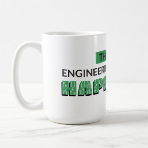 DAS H IN DER ENGINEERING STEHT FÜR GLÜCKLICHKEIT KAFFEETASSE