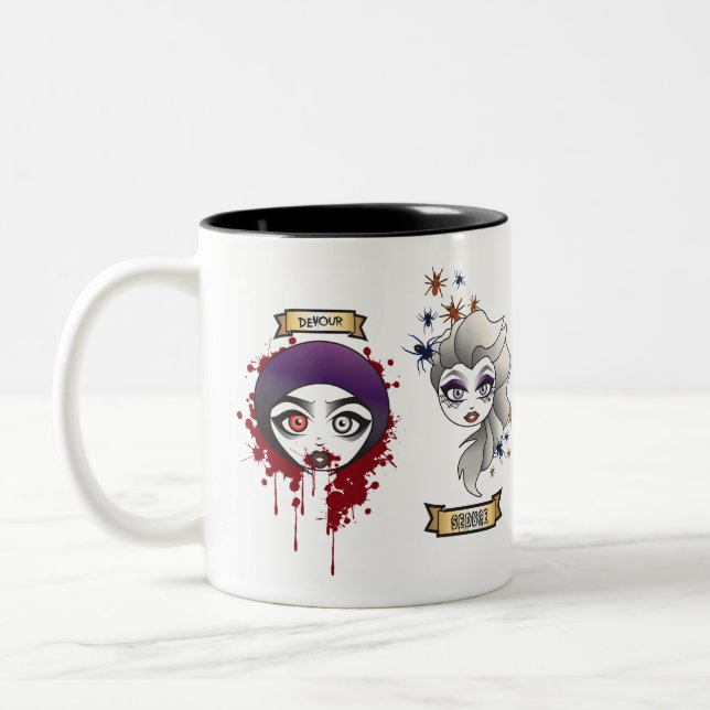 Das H.U.L. "Creepy Süssen" Zwei-Tonte Tasse (Links)