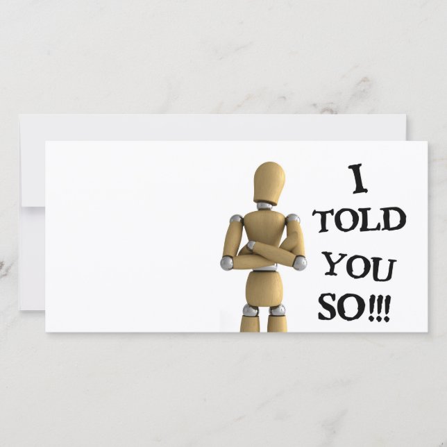 Das habe ich dir doch gesagt (Vorderseite)