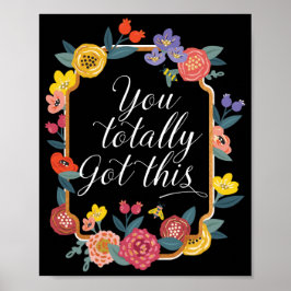 Das haben Sie komplett Got | Wildblumen und Honigb Poster